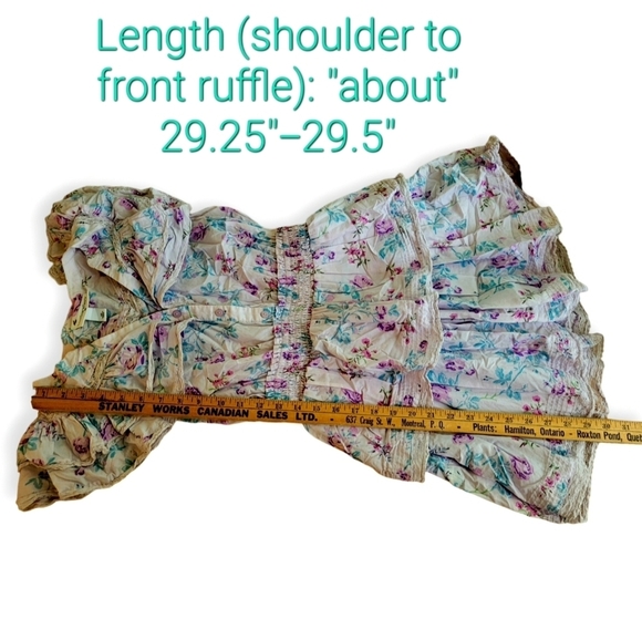 LoveShackFancy x Target Lilac Floral Lou Dress XS Fairycore Boho Spring Summer - Picture 13 of 16